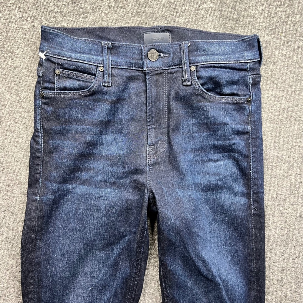 Mother Jeans Womens 25 Blue  The Mid Rise Dazzler Ankle Now Or Never 1686-625 - Picture 14 of 16